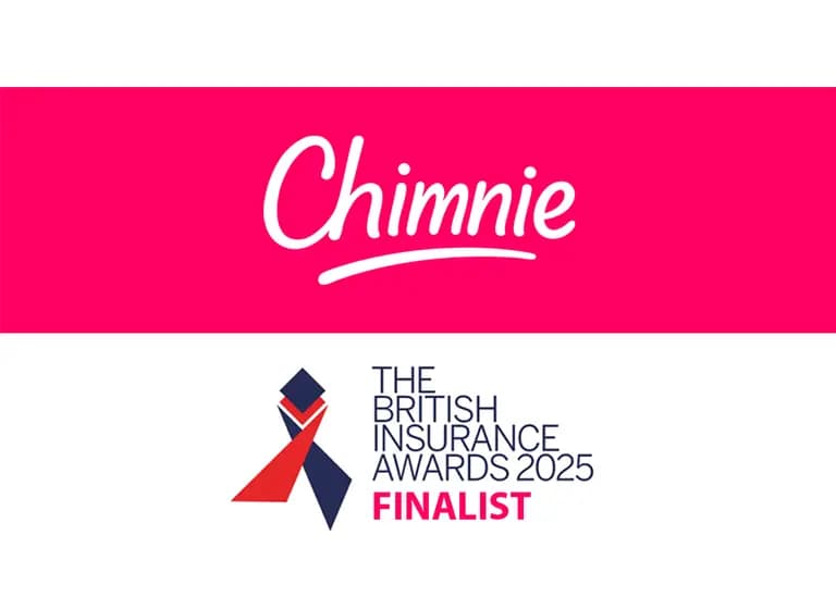 Chimnie shortlisted for Best Newcomer in the British Insurance Awards