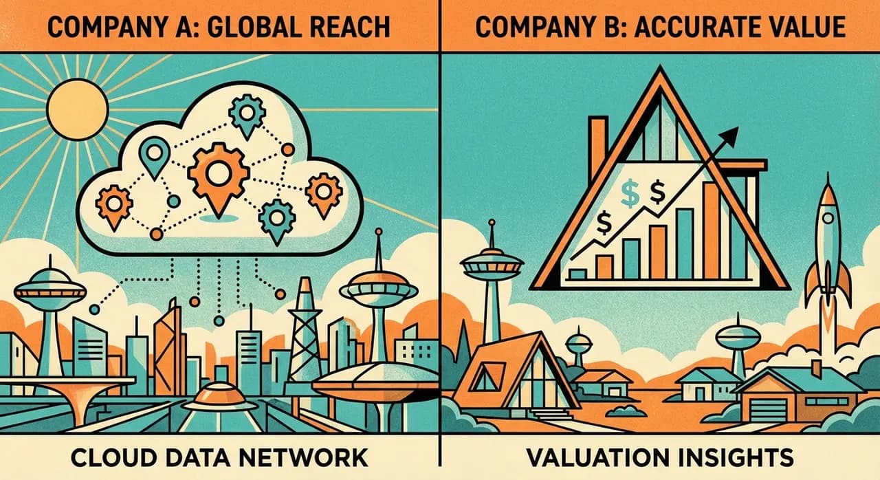 AddressCloud vs Hometrack: UK property data compared comparison illustration