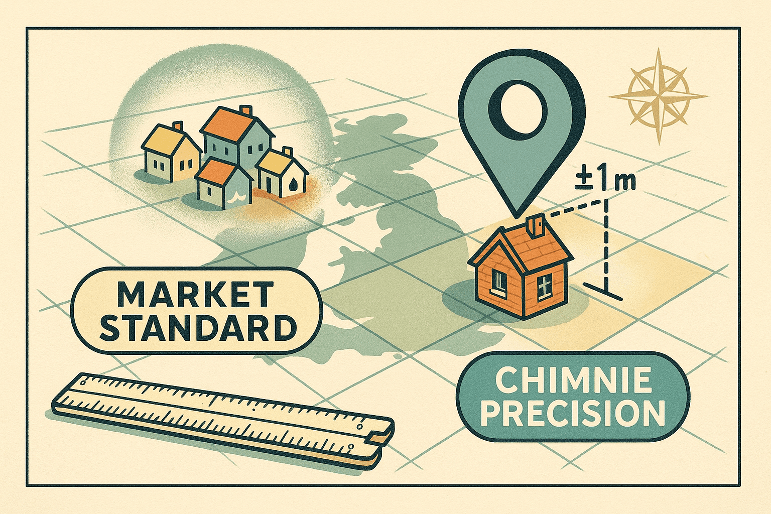 Geospatial Accuracy in Property Data: Comparing Chimnie’s Precision with Market Alternatives