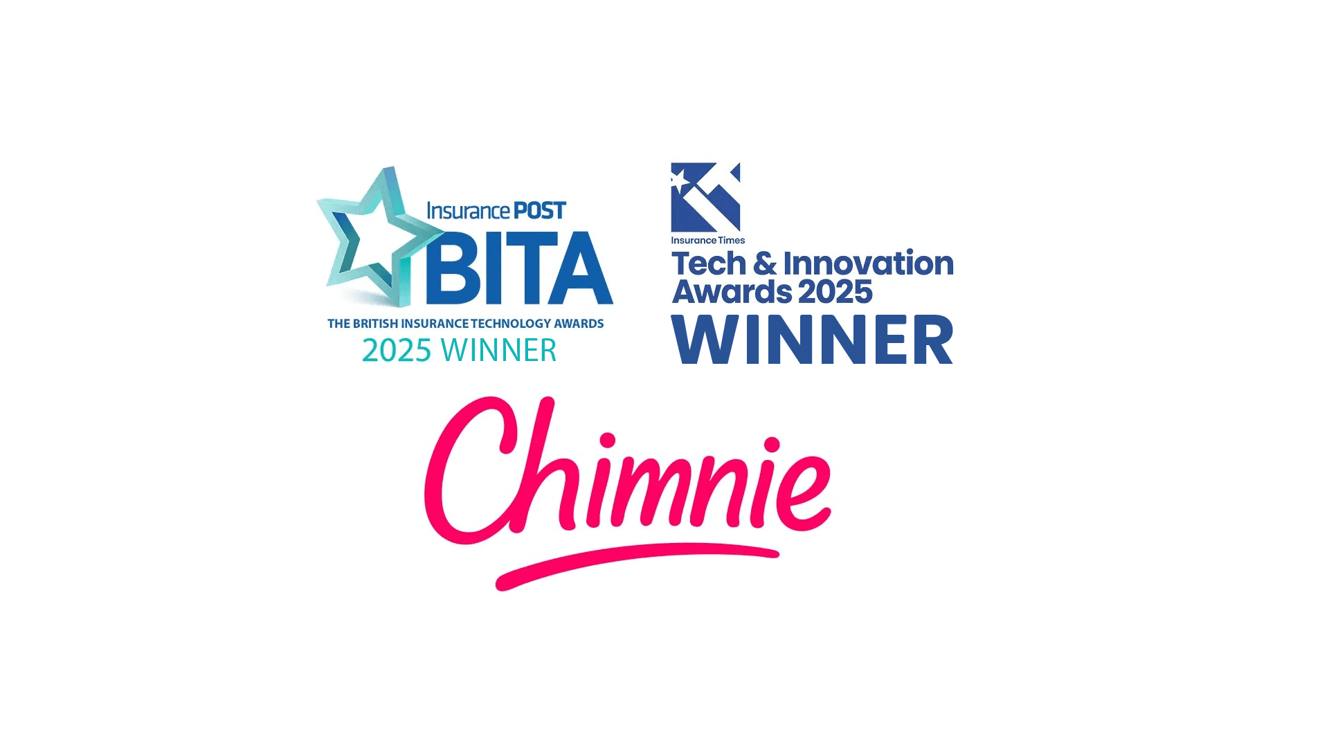 Chimnie Wins Two Major Insurance Awards for Transforming Risk Pricing For Clients